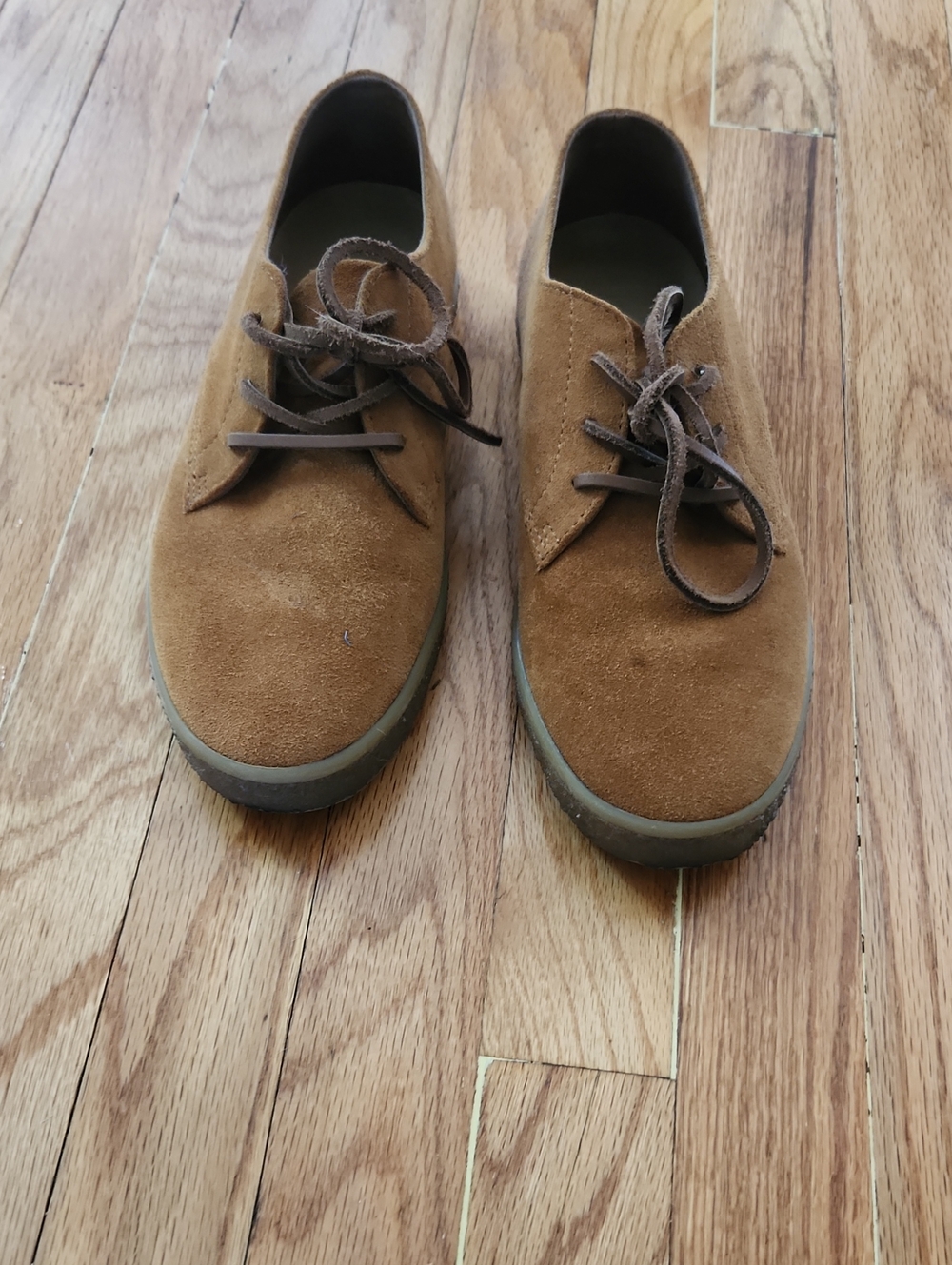 Seavees Men's 8.5 Brown Suede Lace-up Oxfords